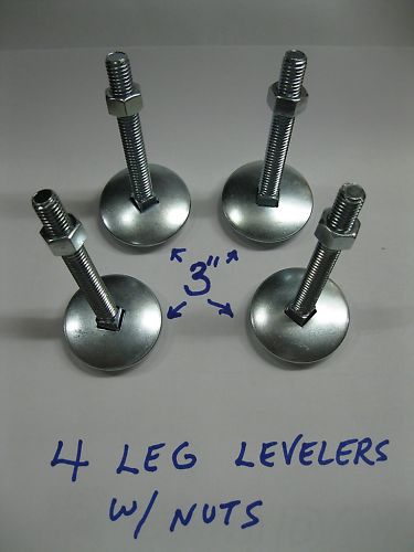 3" HEAVY DUTY LEG LEVELER — SET OF 4